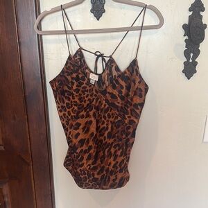 Leopard camisole